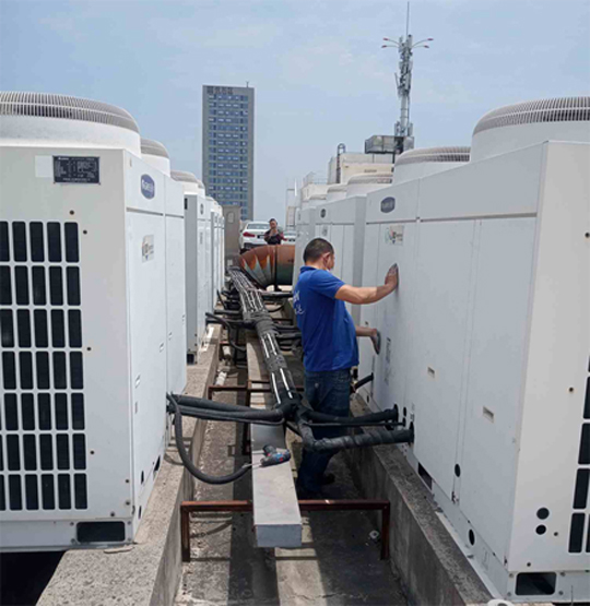 巴宜中央空调制热和不制冷系统维修方法